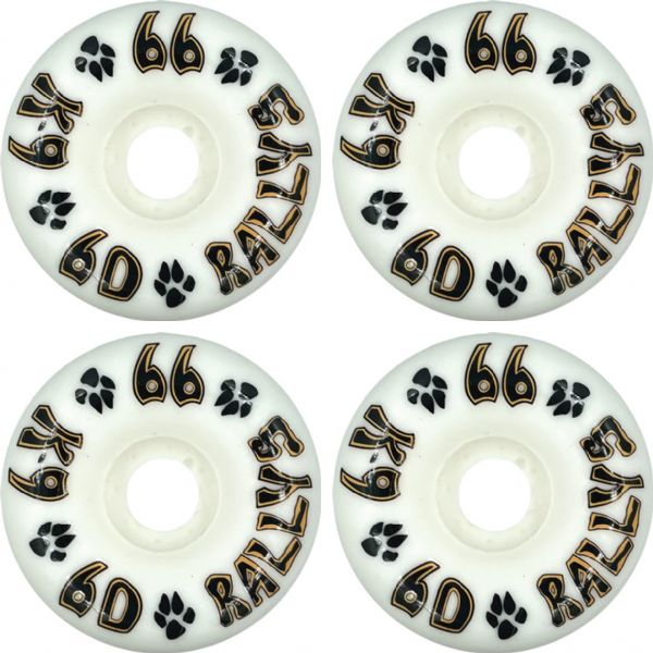 Dogtown Skateboards K-9 Rallys White Skateboard Wheels - 60mm 99a (Set of 4) Dogtown Skateboards K-9 Rallys White Skateboard Wheels - 60mm 99a (Set of 4)