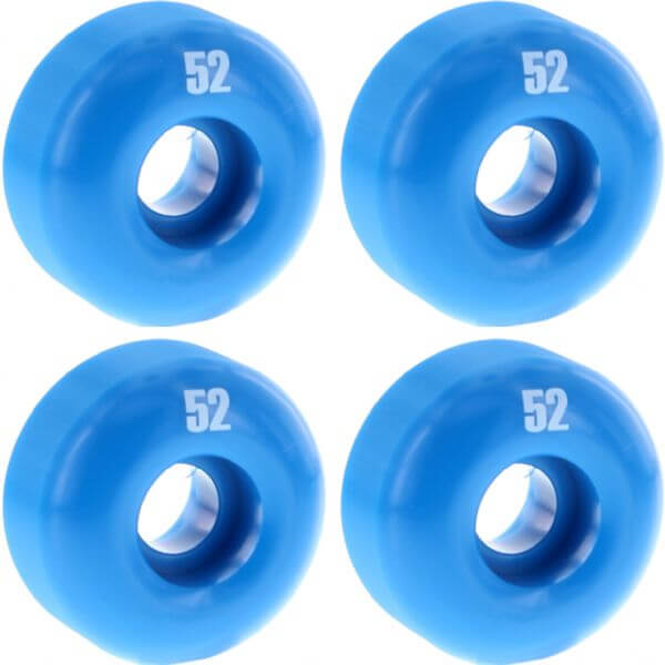 Essentials Blue Skateboard Wheels 52mm 99a (Set of 4) Warehouse
