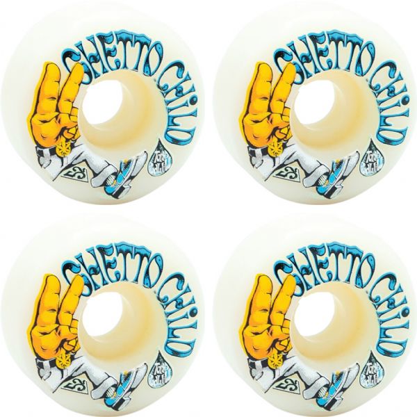 Ghetto Child Torey Pudwill Imagine White Skateboard Wheels - 52mm 99a (Set of 4)