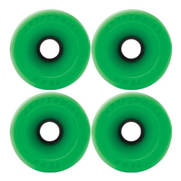 Kryptonics Wheels Star Trac Green Longboard Skateboard Wheels 75mm 86a (Set of 4) Warehouse