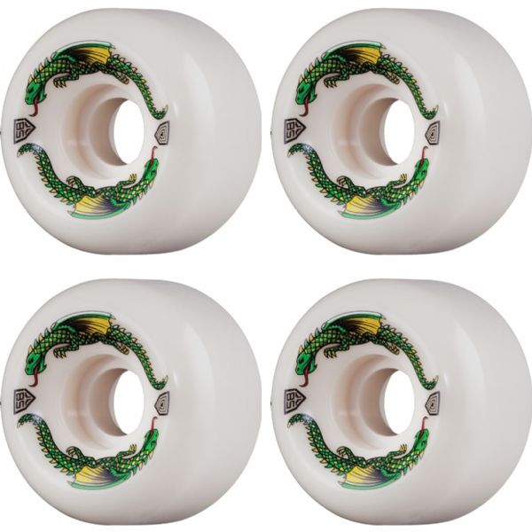 Powell Peralta Dragon Formula Off-White Skateboard Wheels - 58mm 93a (Set of 4)