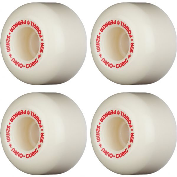 Powell Peralta Dragon Formula Nano Cubic Red / White Skateboard Wheels 36mm CP - 52mm 93a (Set of 4) Powell Peralta Dragon Formula Nano Cubic Red / White Skateboard Wheels 36mm CP - 52mm 93a (Set of 4)