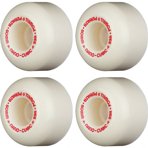 Powell Peralta Dragon Formula Nano Rat Red / Natural Skateboard Wheels 38mm CP - 60mm 93a (Set of 4)