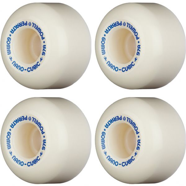 Powell Peralta Dragon Formula Nano Cubic Blue / White Skateboard Wheels - 60mm 97a (Set of 4) Powell Peralta Dragon Formula Nano Cubic Blue / White Skateboard Wheels - 60mm 97a (Set of 4)