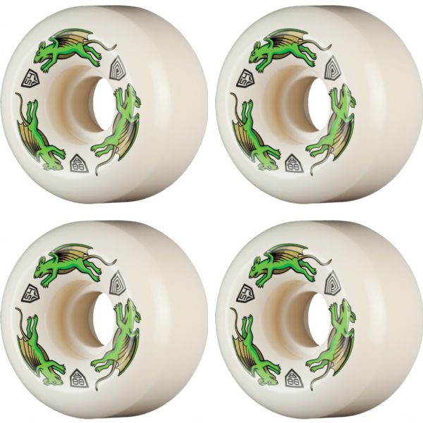 Powell Peralta Dragon Formula Nano Rat Green / Natural Skateboard Wheels 34mm CP - 54mm 88a (Set of 4) Powell Peralta Dragon Formula Nano Rat Green / Natural Skateboard Wheels 34mm CP - 54mm 88a (Set of 4)