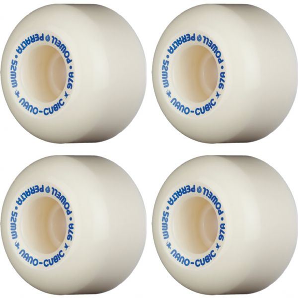 Powell Peralta Andy Anderson Dragon Formula Nano Cubic Blue / White Skateboard Wheels 36mm CP - 52mm 97a (Set of 4) Powell Peralta Andy Anderson Dragon Formula Nano Cubic Blue / White Skateboard Wheels 36mm CP - 52mm 97a (Set of 4)