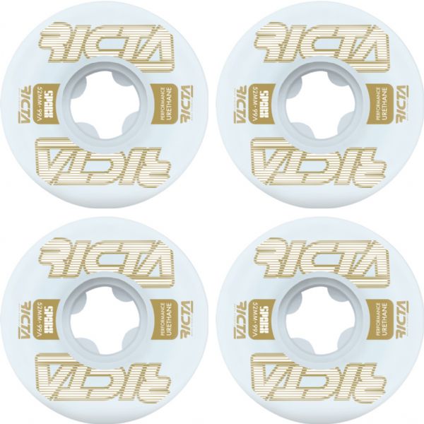 Ricta Wheels Framework White Skateboard Wheels - 52mm 99a (Set of 4)