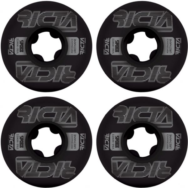 Ricta Wheels Framework Black Skateboard Wheels - 53mm 99a (Set of 4)
