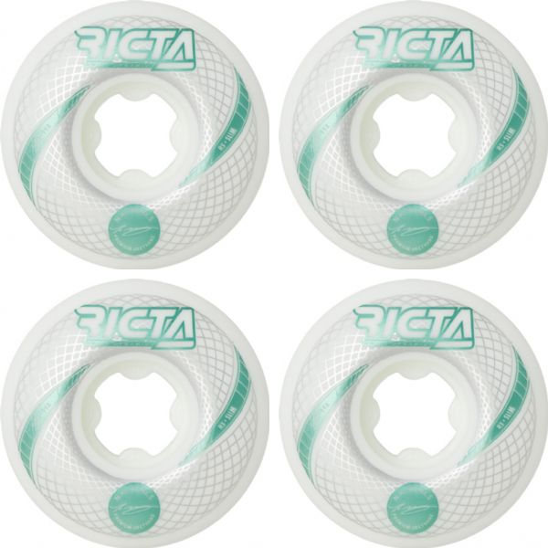 Ricta Wheels Maurio McCoy Vortex Naturals Slim White Skateboard Wheels - 54mm 99a (Set of 4)