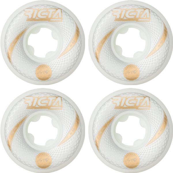 Ricta Wheels Chaz Ortiz Vortex Naturals MID White Skateboard Wheels - 54mm 99a (Set of 4)