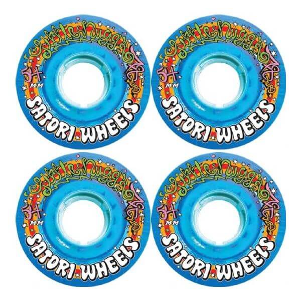 Satori Movement Goo Balls Nuggs Blue Skateboard Wheels - 54mm 78a (Set of 4) Satori Movement Goo Balls Nuggs Blue Skateboard Wheels - 54mm 78a (Set of 4)