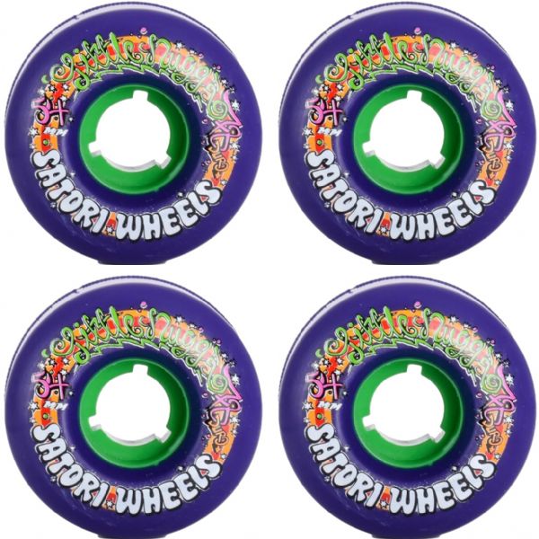 Satori Movement Goo Ball Lil Nuggs Purple Skateboard Wheels - 54mm 78a (Set of 4)