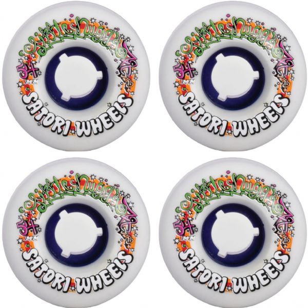 Satori Movement Goo Ball Lil Nuggs White Skateboard Wheels - 54mm 78a (Set of 4)