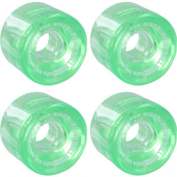 Sector 9 Nineballs Clear Green Skateboard Wheels - 58mm 78a (Set of 4) Sector 9 Nineballs Clear Green Skateboard Wheels - 58mm 78a (Set of 4)