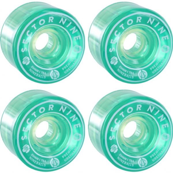 Sector 9 Nineballs Mint Skateboard Wheels - 65mm 78a (Set of 4)