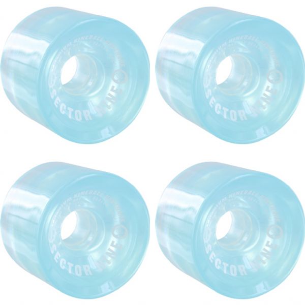 Sector 9 Nineballs Slalom Light Blue Skateboard Wheels - 69mm 78a (Set of 4)