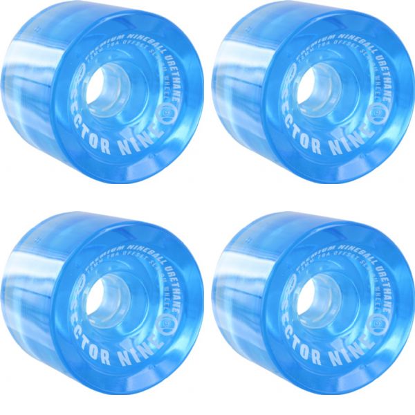 Sector 9 Nineballs Blue Skateboard Wheels - 72mm 78a (Set of 4)