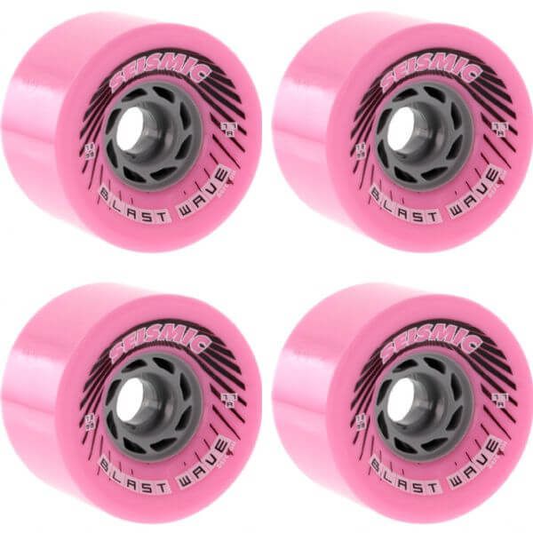 Seismic Skate Systems Blast Wave Bubblegum Defcon Skateboard Wheels - 78mm 77a (Set of 4)