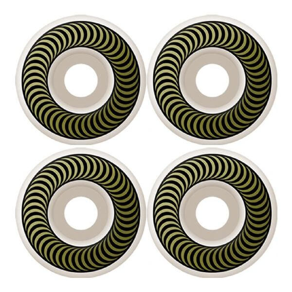 Spitfire Wheels Classics Gold / Black Skateboard Wheels - 50mm 99a (Set of 4)