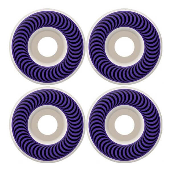 Spitfire Wheels Classics Purple / Black Skateboard Wheels - 58mm 99a (Set of 4)