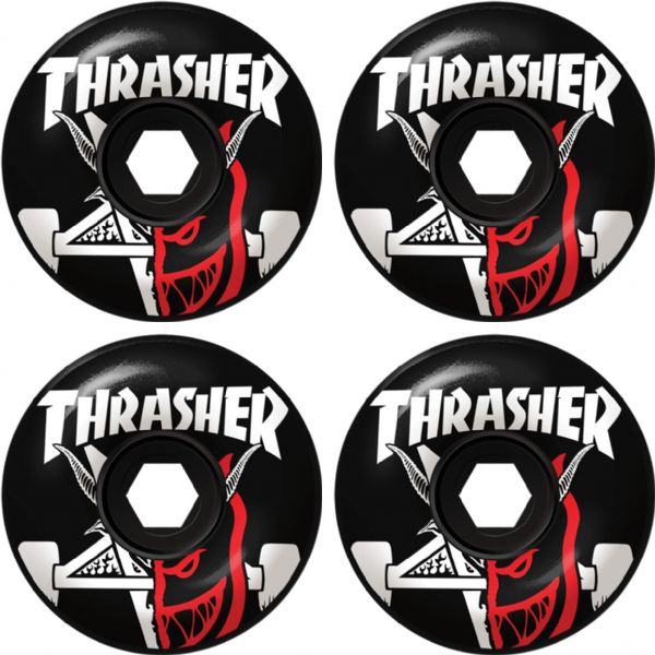 Spitfire Wheels 80HD Classic Full Thrash Black Skateboard Wheels - 56mm 80a (Set of 4)