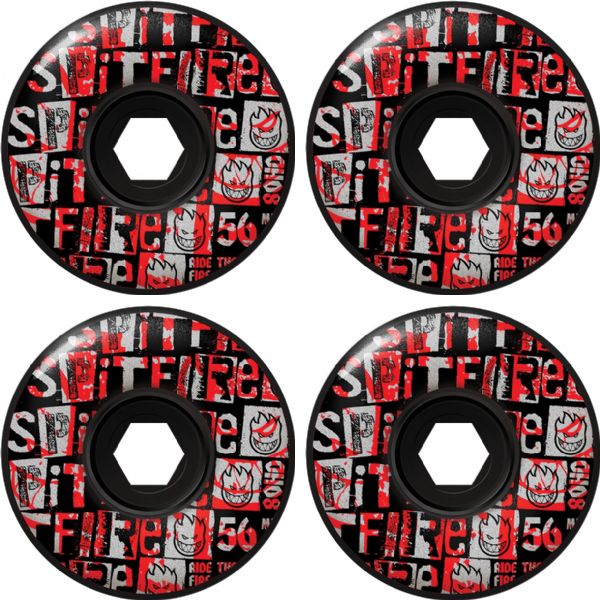 Spitfire Wheels 80HD Ransom Radial Full Black Skateboard Wheels - 56mm 80a (Set of 4) Spitfire Wheels 80HD Ransom Radial Full Black Skateboard Wheels - 56mm 80a (Set of 4)