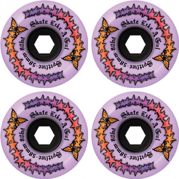 Spitfire Wheels 80HD Face Conical Full SLAG Evo Lavender Skateboard Wheels - 58mm 80a (Set of 4)