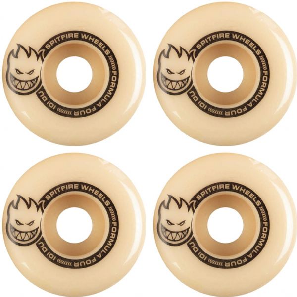 Spitfire Wheels Formula Four Tablet Lil Smokies Natural Skateboard Wheels - 48mm 101a (Set of 4)