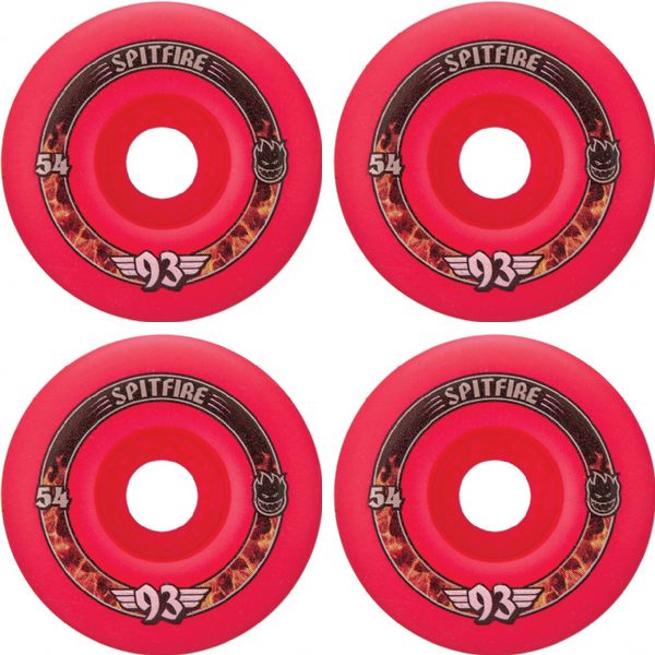 Spitfire Wheels Formula Four Radial Pink Skateboard Wheels - 54mm 93a (Set of 4) Spitfire Wheels Formula Four Radial Pink Skateboard Wheels - 54mm 93a (Set of 4)