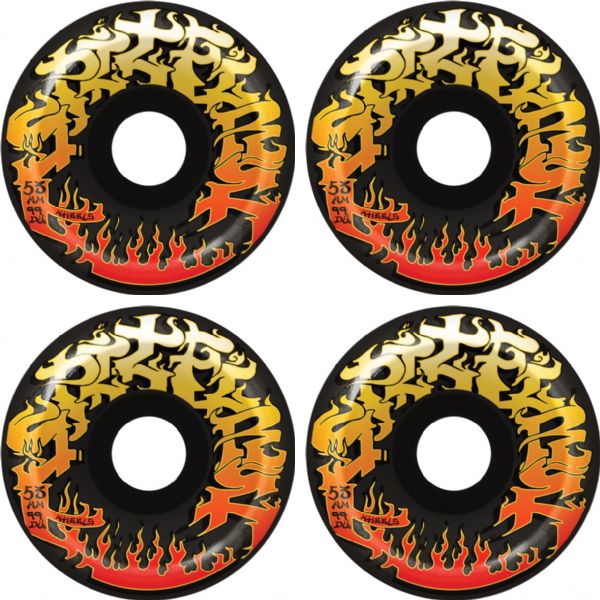 Spitfire Wheels Formula Four "Savie" Conical Full Black Skateboard Wheels - 53mm 99a (Set of 4)