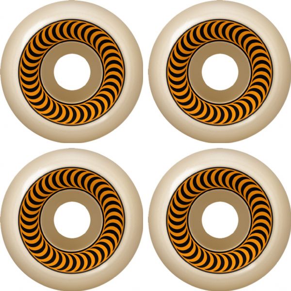 Spitfire Wheels Formula Four OG Classic Natural / Orange Skateboard Wheels - 53mm 99a (Set of 4)