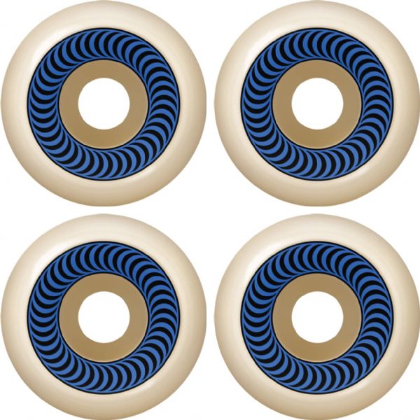 Spitfire Wheels Formula Four OG Classic Natural / Blue Skateboard Wheels - 56mm 99a (Set of 4)