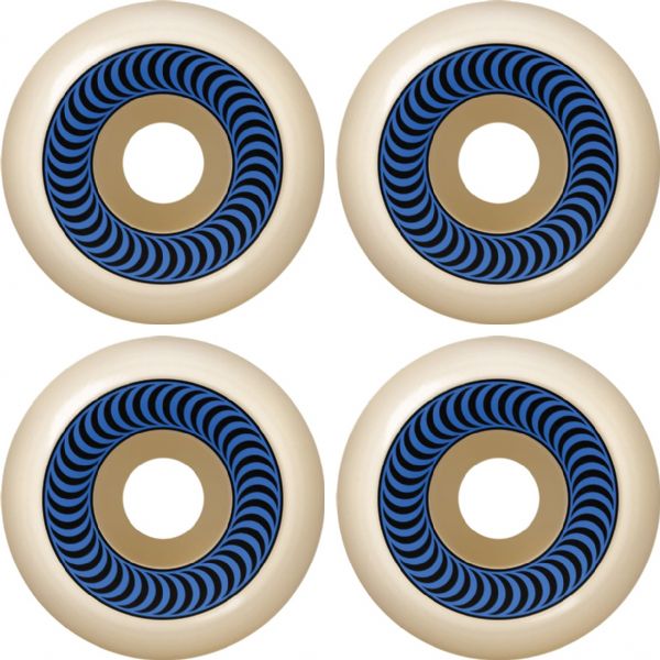 Spitfire Wheels Formula Four OG Classic Natural / Blue Skateboard Wheels - 56mm 99a (Set of 4)