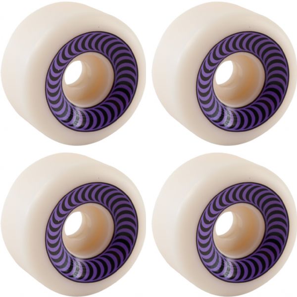 Spitfire Wheels Formula Four OG Classic Natural w / Purple Skateboard Wheels - 58mm 99a (Set of 4)