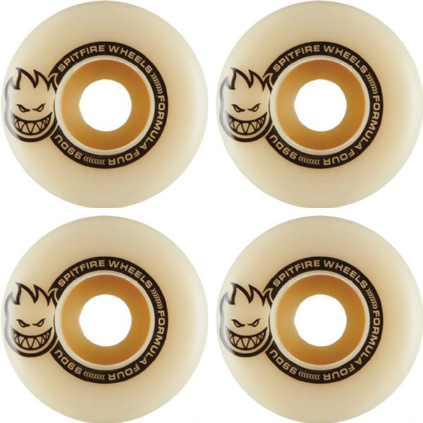 Spitfire Wheels Formula Four Tablet Lil Smokies Natural Skateboard Wheels - 49mm 99a (Set of 4)