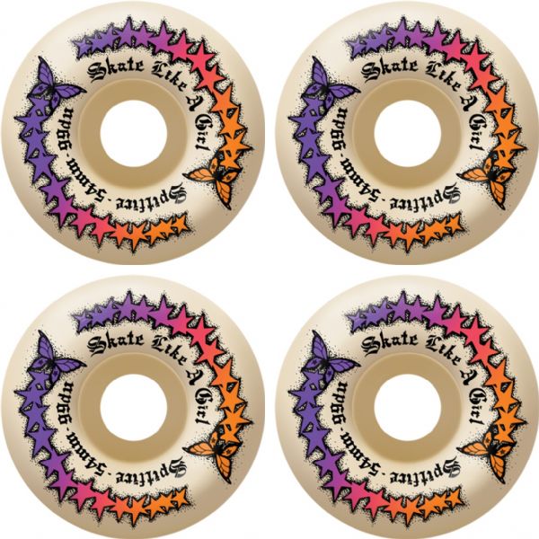 Spitfire Wheels Formula Four Radial Full SLAG Evo Natural Skateboard Wheels - 54mm 99a (Set of 4)
