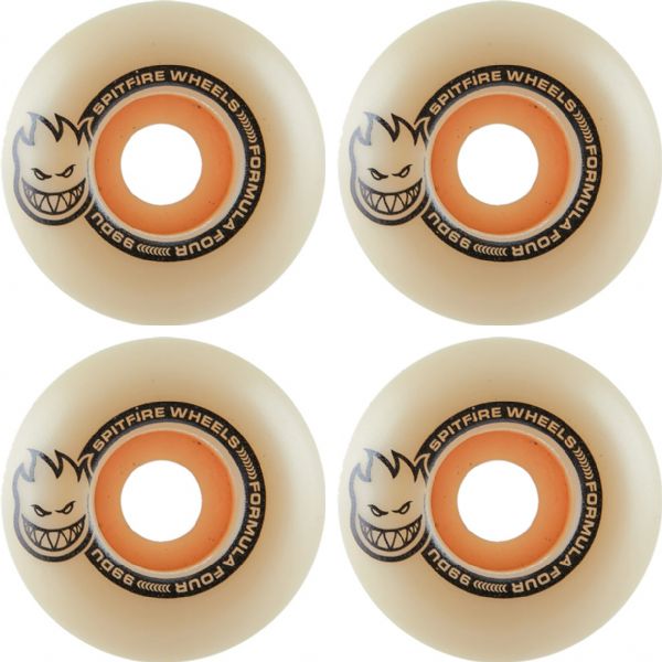Spitfire Wheels Formula Four Classic Lil Smokies Natural Skateboard Wheels - 50mm 99a (Set of 4)