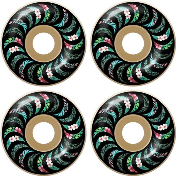 Spitfire Wheels Formula Four Classic Floral Pink Skateboard Wheels - 52mm 99a (Set of 4)