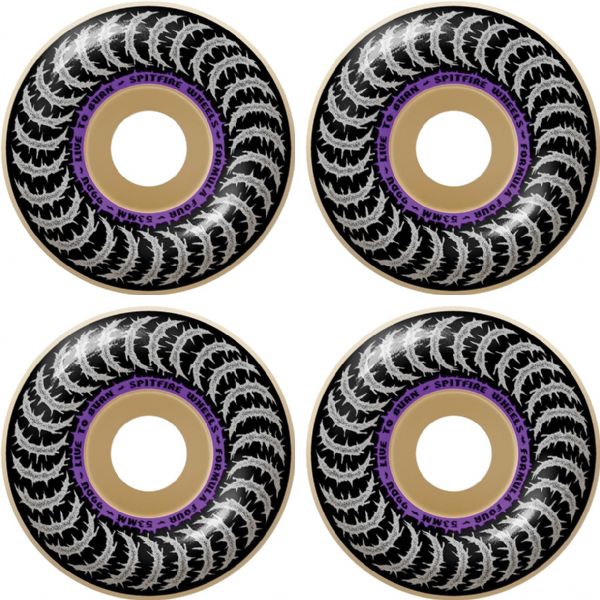 Spitfire Wheels Formula Four Classic Deathmask II Natural Skateboard Wheels - 53mm 99a (Set of 4) Spitfire Wheels Formula Four Classic Deathmask II Natural Skateboard Wheels - 53mm 99a (Set of 4)