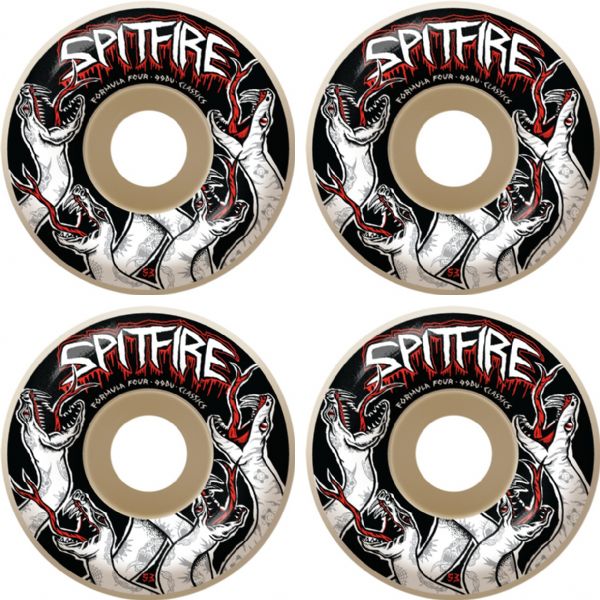 Spitfire Wheels Classic Venom Natural Skateboard Wheels - 53mm 99a (Set of 4)