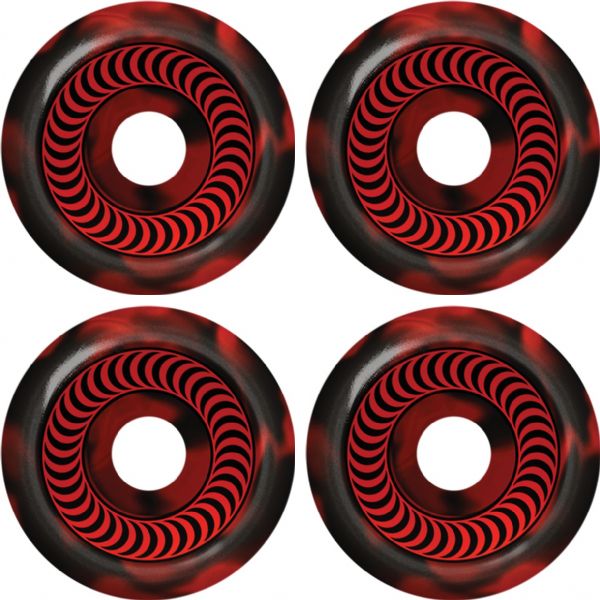 Spitfire Wheels Formula Four OG Classic Red / Black Swirl Skateboard Wheels - 54mm 99a (Set of 4)
