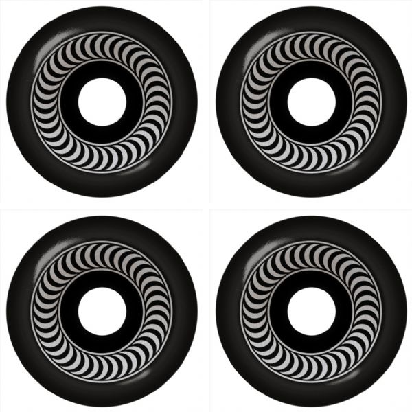 Spitfire Wheels Formula Four OG Classic Black / Silver Skateboard Wheels - 56mm 99a (Set of 4)