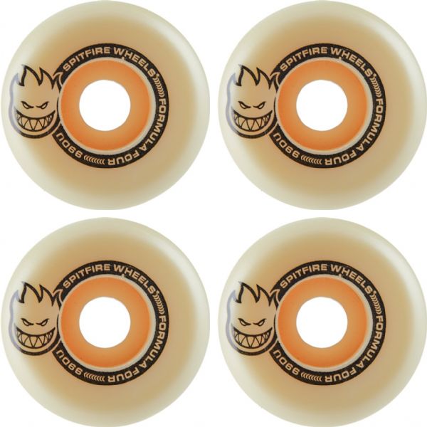 Spitfire Wheels Formula Four Conical Lil Smokies Natural Skateboard Wheels - 50mm 99a (Set of 4)
