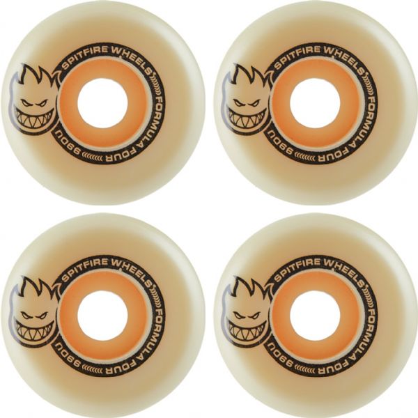 Spitfire Wheels Formula Four Conical Lil Smokies Natural Skateboard Wheels - 50mm 99a (Set of 4)