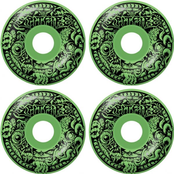 Spitfire Wheels Formula Four Radial Full Demon Gate Glow Skateboard Wheels - 54mm 99a (Set of 4)