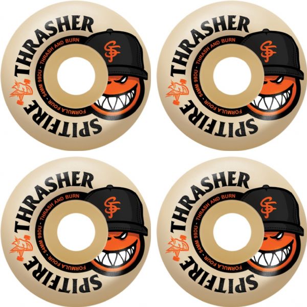 Spitfire Wheels Formula Four Radial Full The City Natural Skateboard Wheels - 54mm 99a (Set of 4)