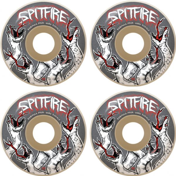 Spitfire Wheels Radials Venom Natural Skateboard Wheels - 55mm 99a (Set of 4)