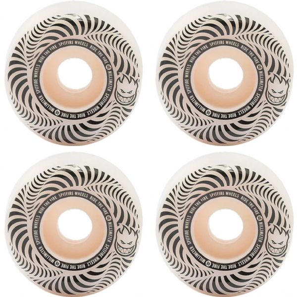 Spitfire Wheels Flashpoint Conical Full Natural Skateboard Wheels - 50mm 99a (Set of 4)