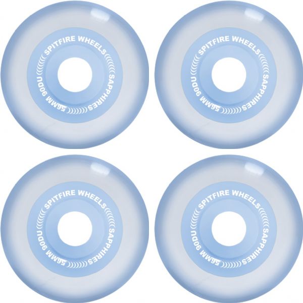 Spitfire Wheels Formula Four Radial Sapphire Clear Blue Skateboard Wheels - 56mm 90a (Set of 4) Spitfire Wheels Formula Four Radial Sapphire Clear Blue Skateboard Wheels - 56mm 90a (Set of 4)