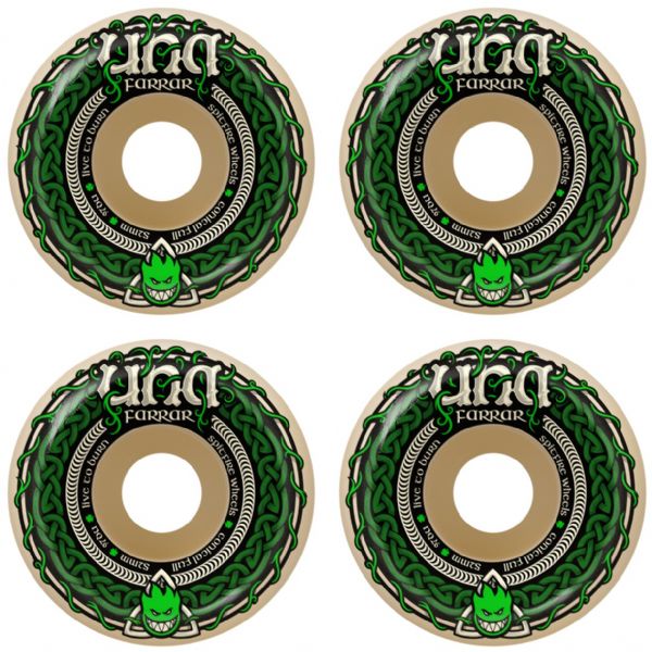 Spitfire Wheels Una Farrar Trinity Conical Full Natural Skateboard Wheels - 52mm 97a (Set of 4) Spitfire Wheels Una Farrar Trinity Conical Full Natural Skateboard Wheels - 52mm 97a (Set of 4)